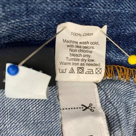 J. Crew Jeans 26 Regular Vintage Straight Slim Fit Cotton Medium Wash Distressed - Picture 8 of 12